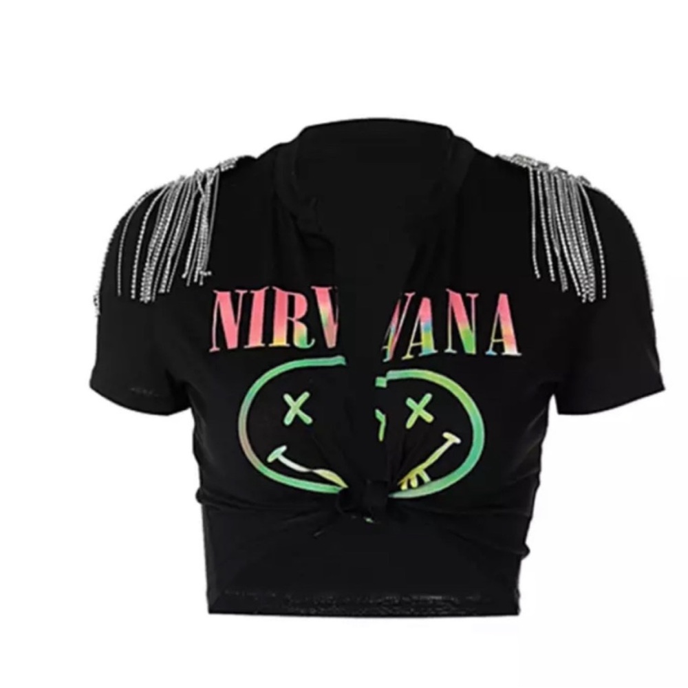 Nirvana Bling tee